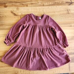 NWT Modern Moments by Gerber Girls Dress with Ruffles Rose Toddler Size 5T